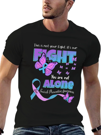 Suicide Prevention Awareness T-Shirt - You Are Not Alone