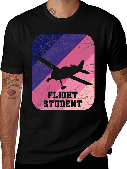 Flight Student T-Shirt: Airplane Design Tee
