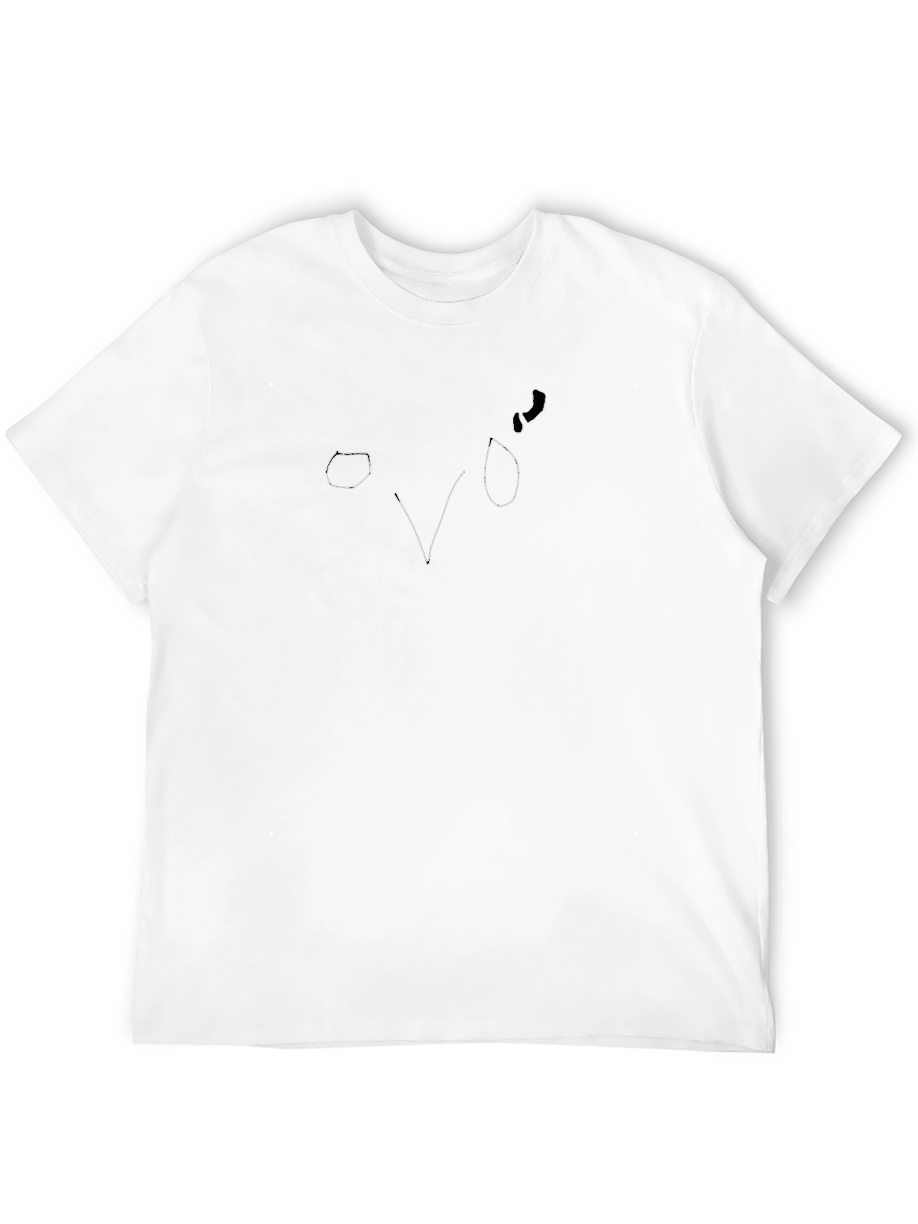 Black Graphic Tee - OvO Design