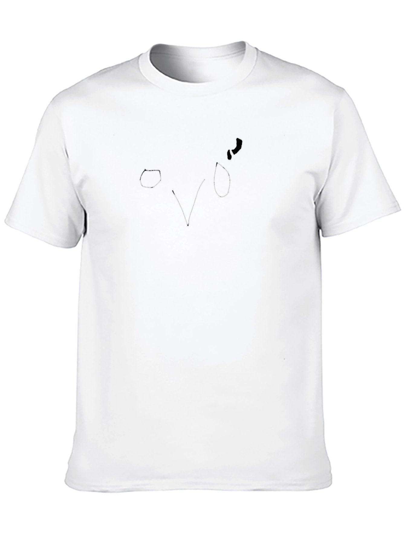 Black Graphic Tee - OvO Design