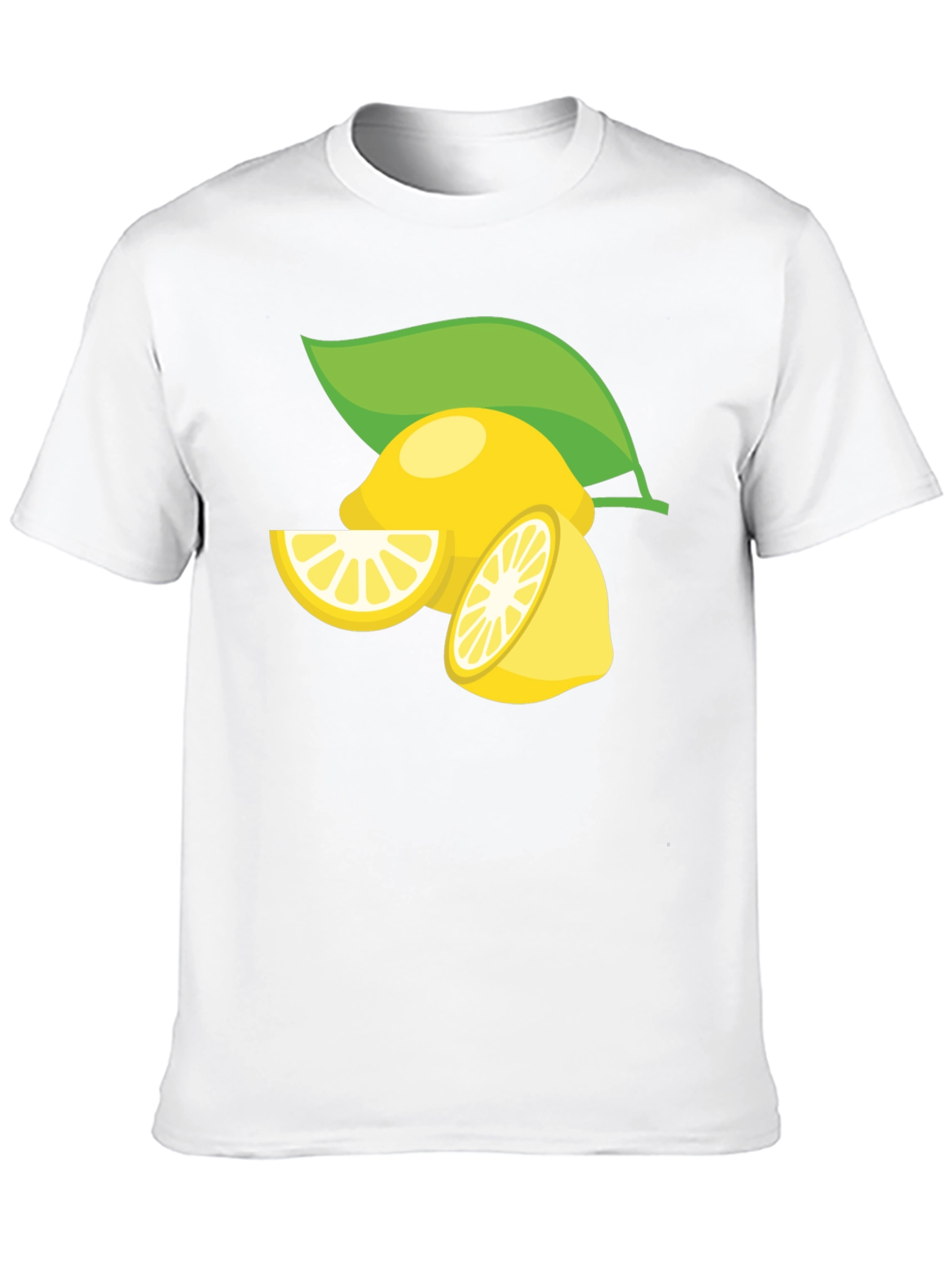 Lemon Graphic Print Black T-Shirt