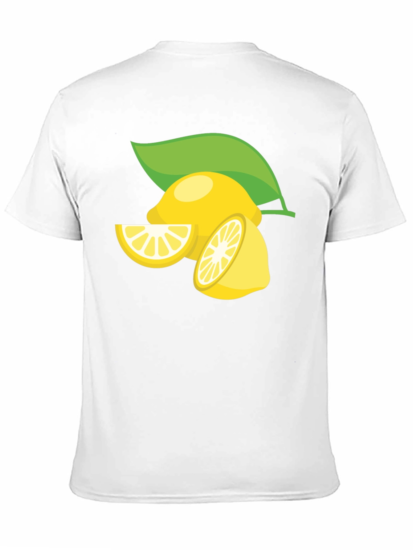 Lemon Graphic Print Black T-Shirt