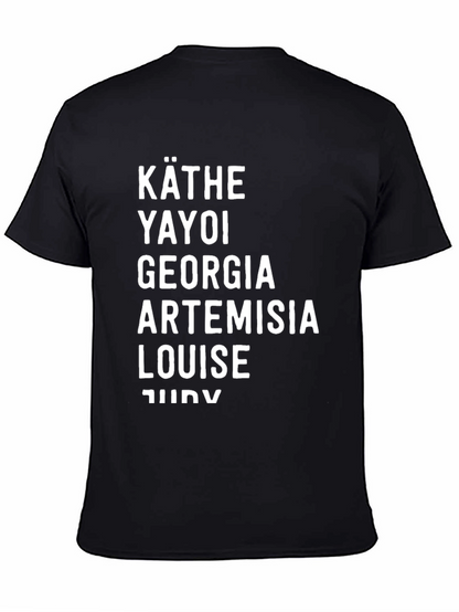 Painter Women Names Black T-Shirt