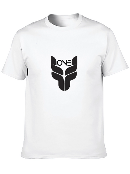Black ONE Graphic Print T-Shirt