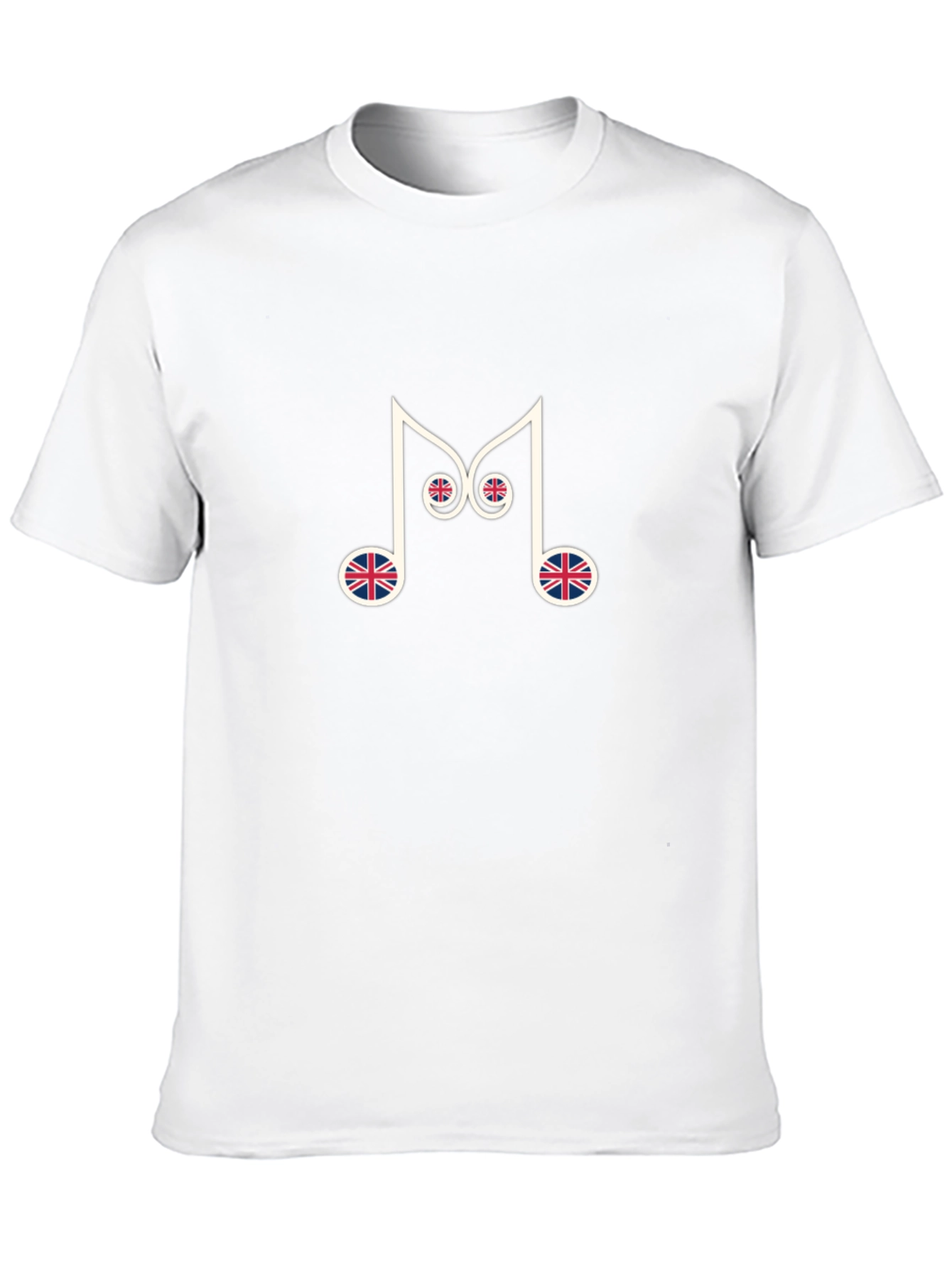 Musical Note Union Jack T-Shirt