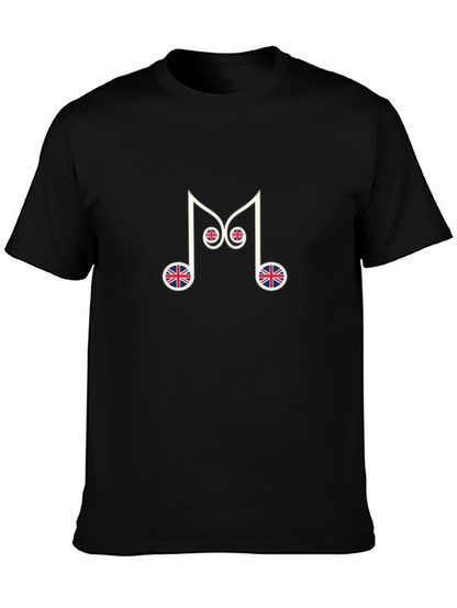 Musical Note Union Jack T-Shirt
