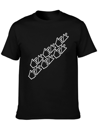 Pixel Hand T-Shirt - Retro Gaming Style