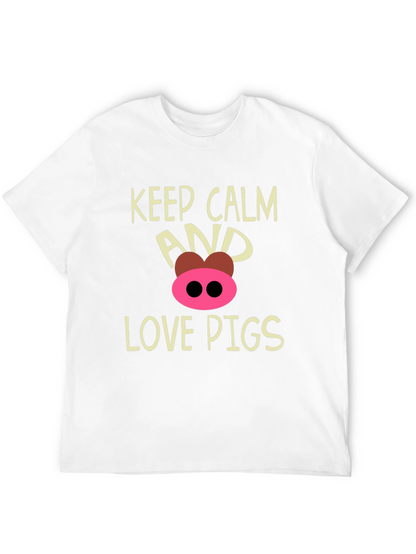 Keep Calm and Love Pigs T-Shirt