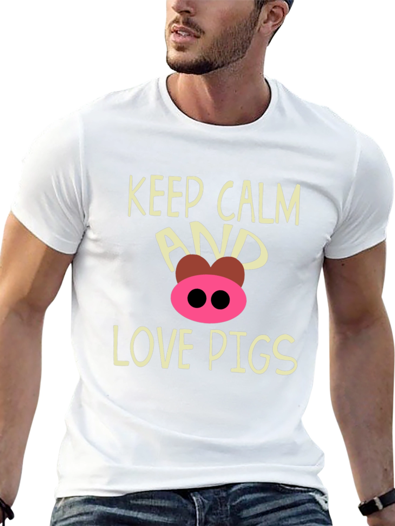Keep Calm and Love Pigs T-Shirt