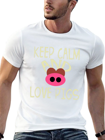 Keep Calm and Love Pigs T-Shirt