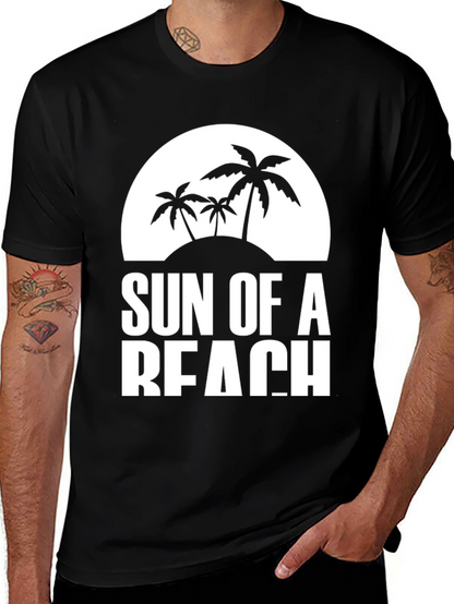 Sun of a Beach Graphic Tee - Black T-Shirt