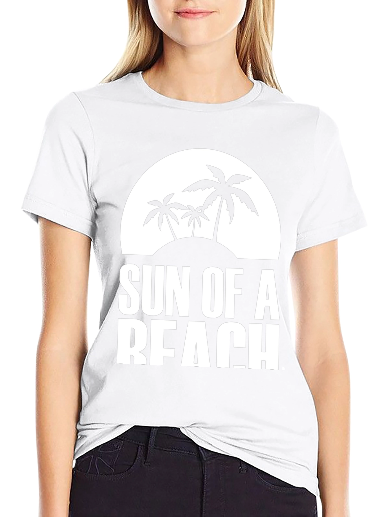 Sun of a Beach Graphic Tee - Black T-Shirt