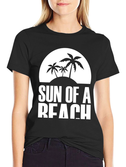 Sun of a Beach Graphic Tee - Black T-Shirt