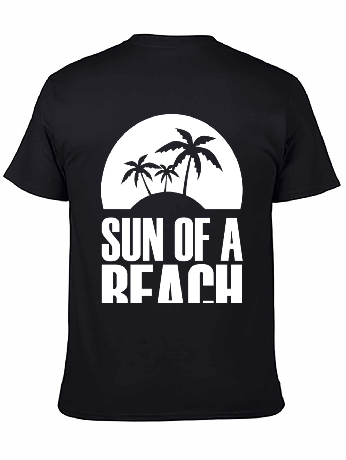 Sun of a Beach Graphic Tee - Black T-Shirt