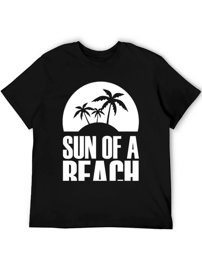 Sun of a Beach Graphic Tee - Black T-Shirt
