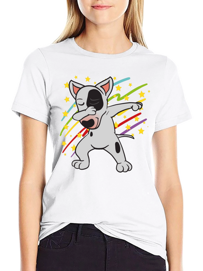 Dabbing Dog T-Shirt - Cool Graphic Tee