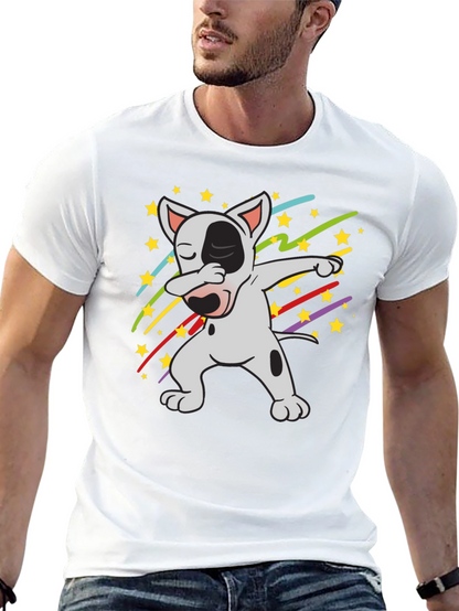 Dabbing Dog T-Shirt - Cool Graphic Tee