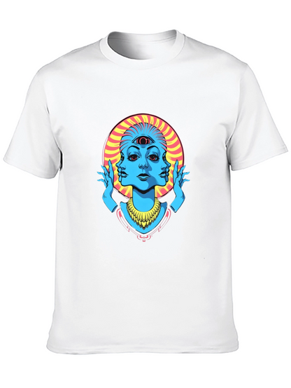 Third Eye Graphic Tee - Black Cotton Shirt