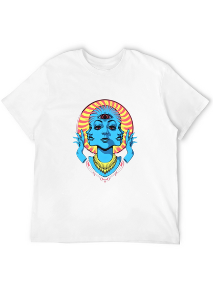 Third Eye Graphic Tee - Black Cotton Shirt
