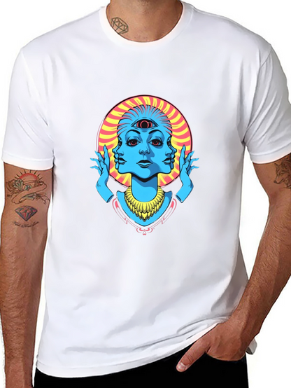 Third Eye Graphic Tee - Black Cotton Shirt