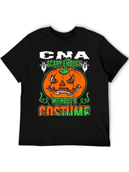 CNA Halloween Scary Enough Costume T-Shirt