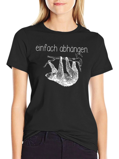 Einfach Abhängen Sloth Graphic Tee