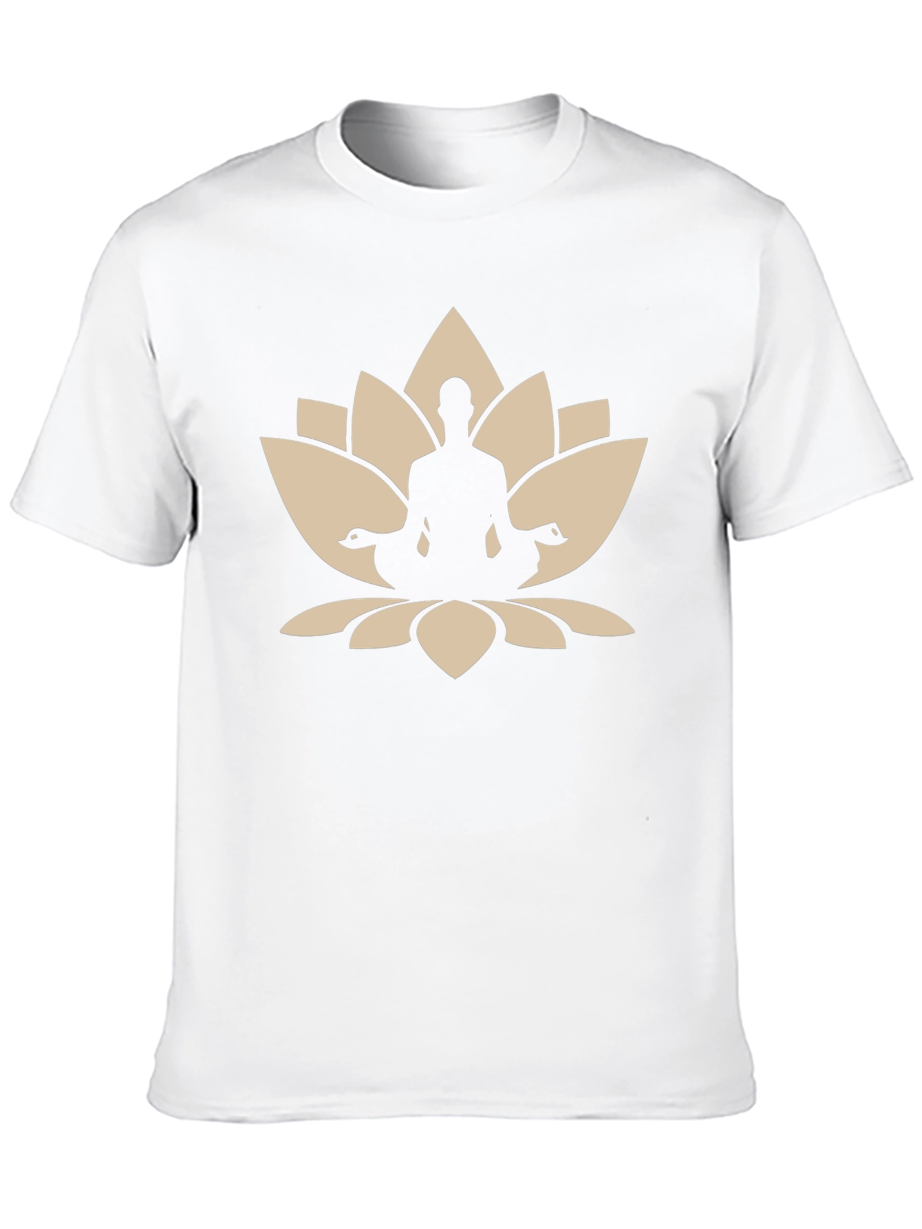 Lotus Meditation Black T-Shirt