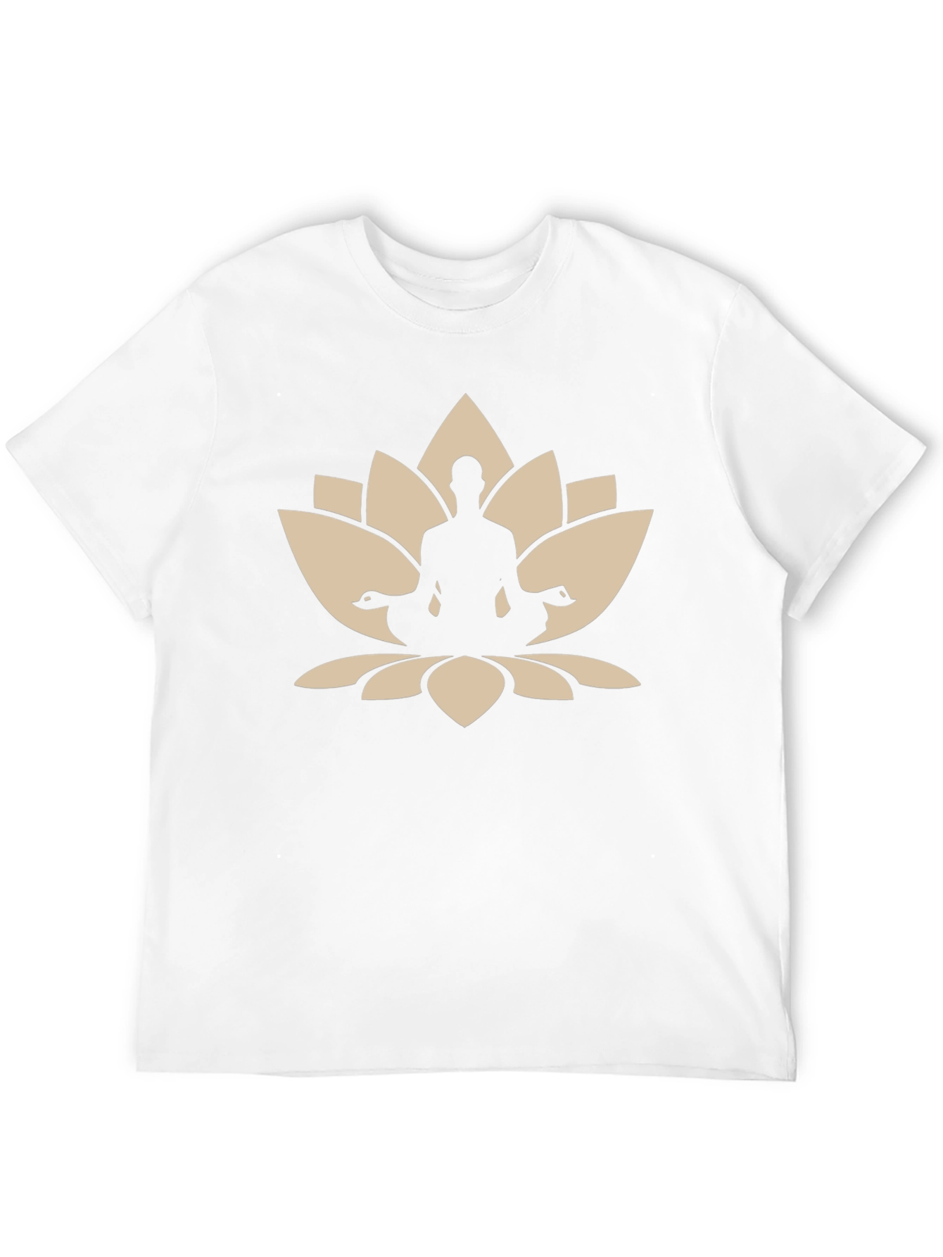 Lotus Meditation Black T-Shirt