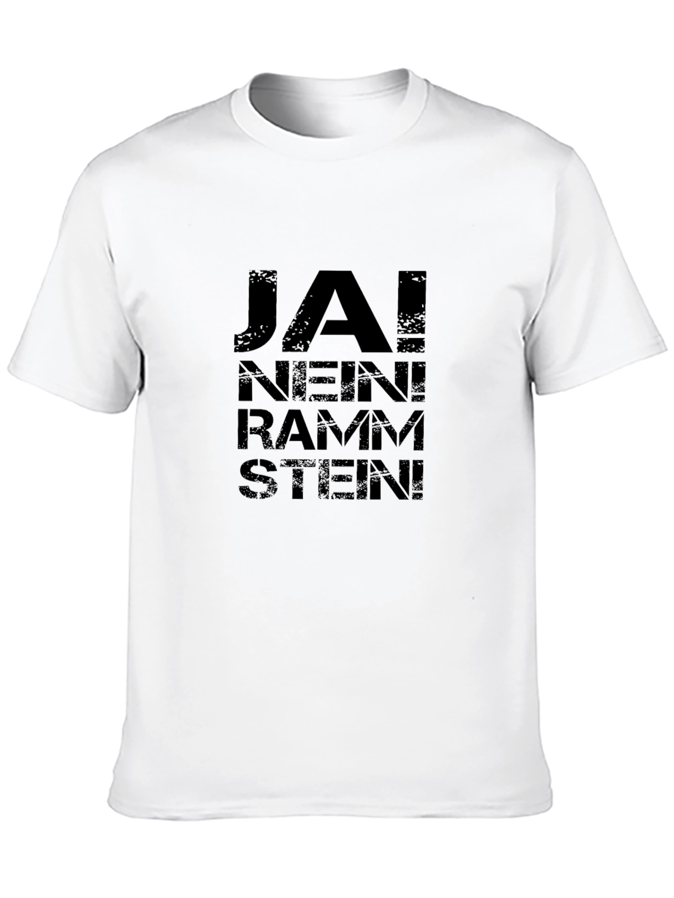 Rammstein Ja! Nein! T-Shirt - Black Cotton Band Tee