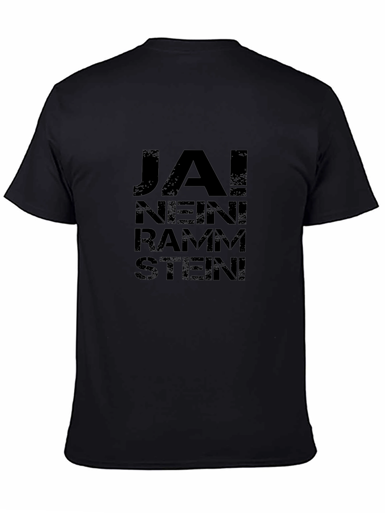Rammstein Ja! Nein! T-Shirt - Black Cotton Band Tee