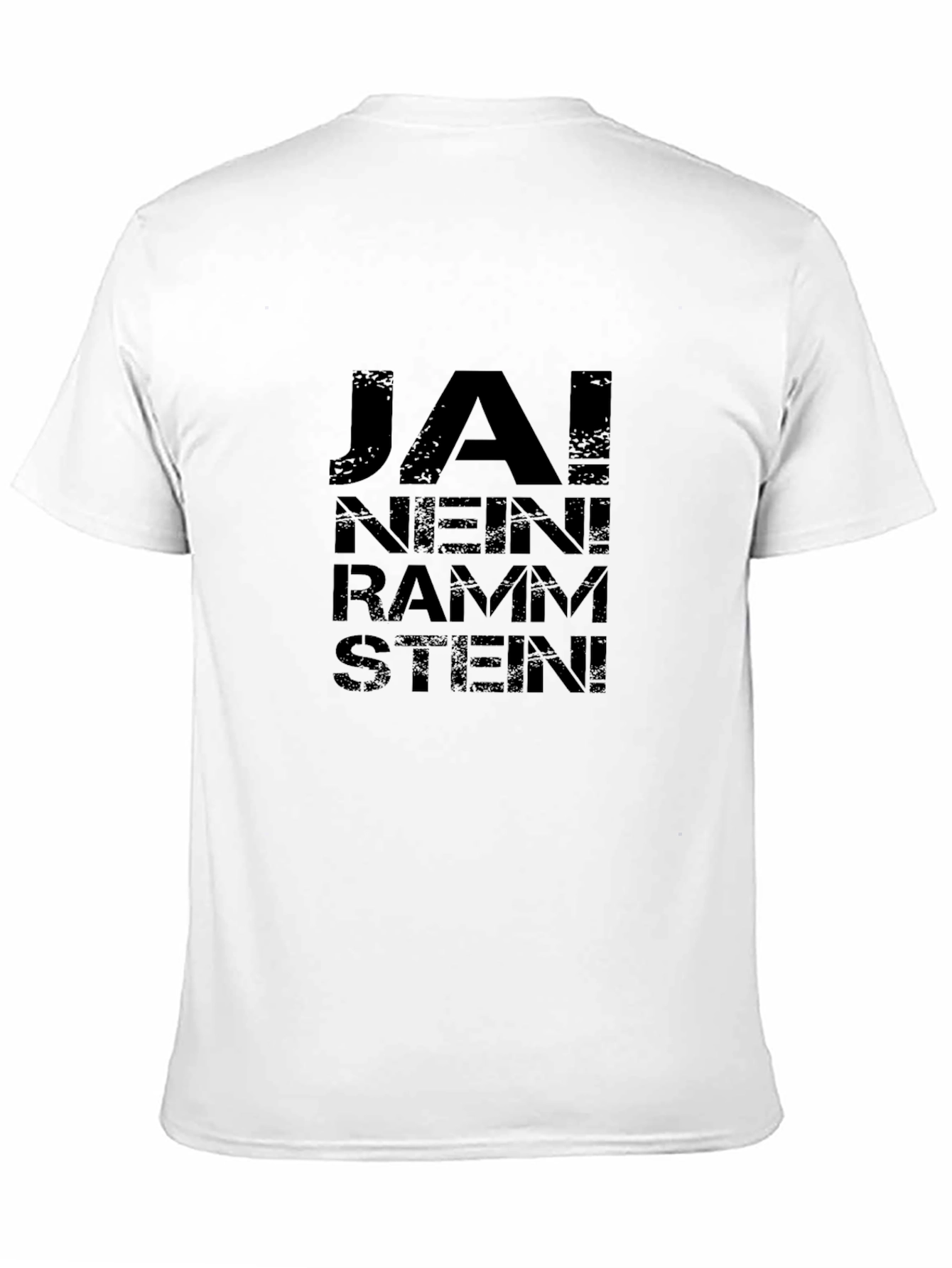 Rammstein Ja! Nein! T-Shirt - Black Cotton Band Tee
