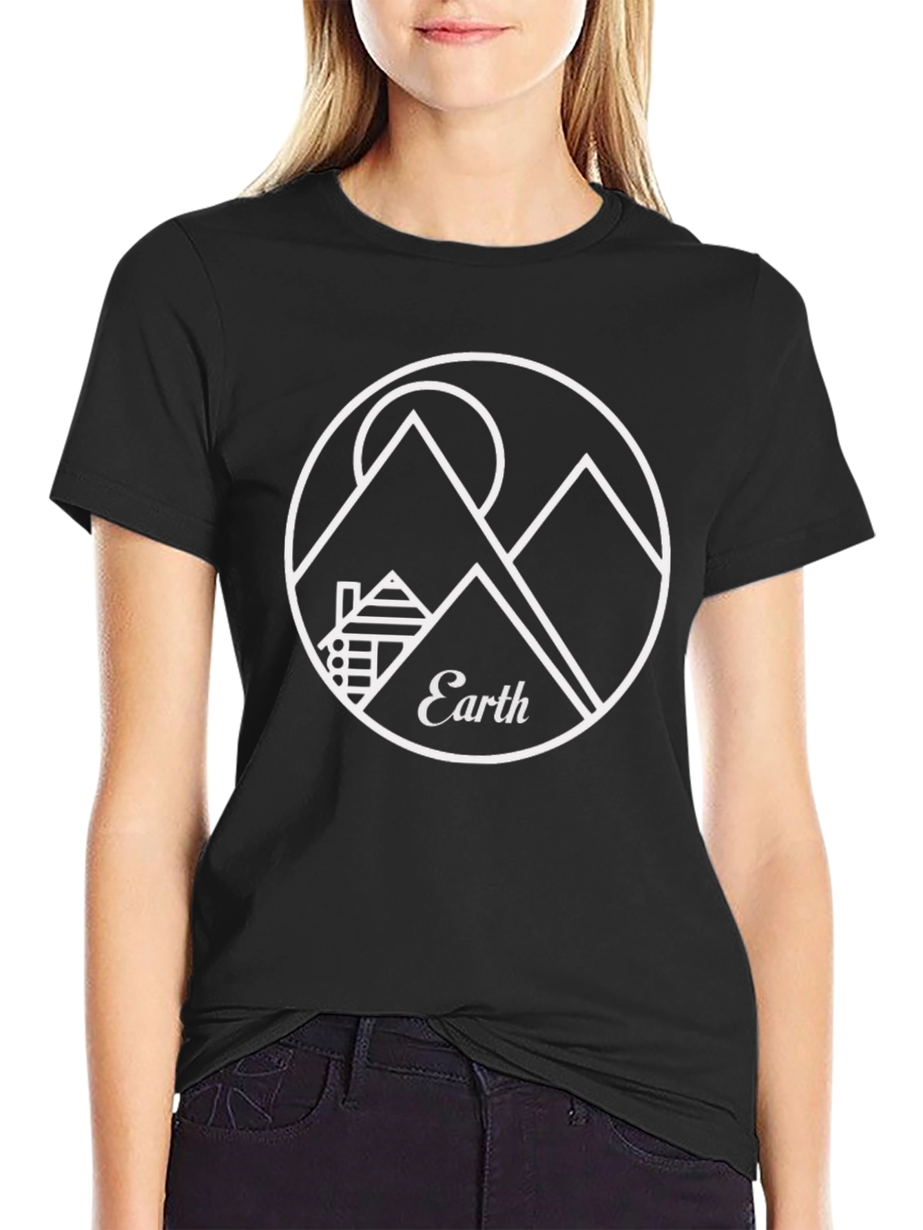Earth Graphic Tee - Nature Lovers T-Shirt