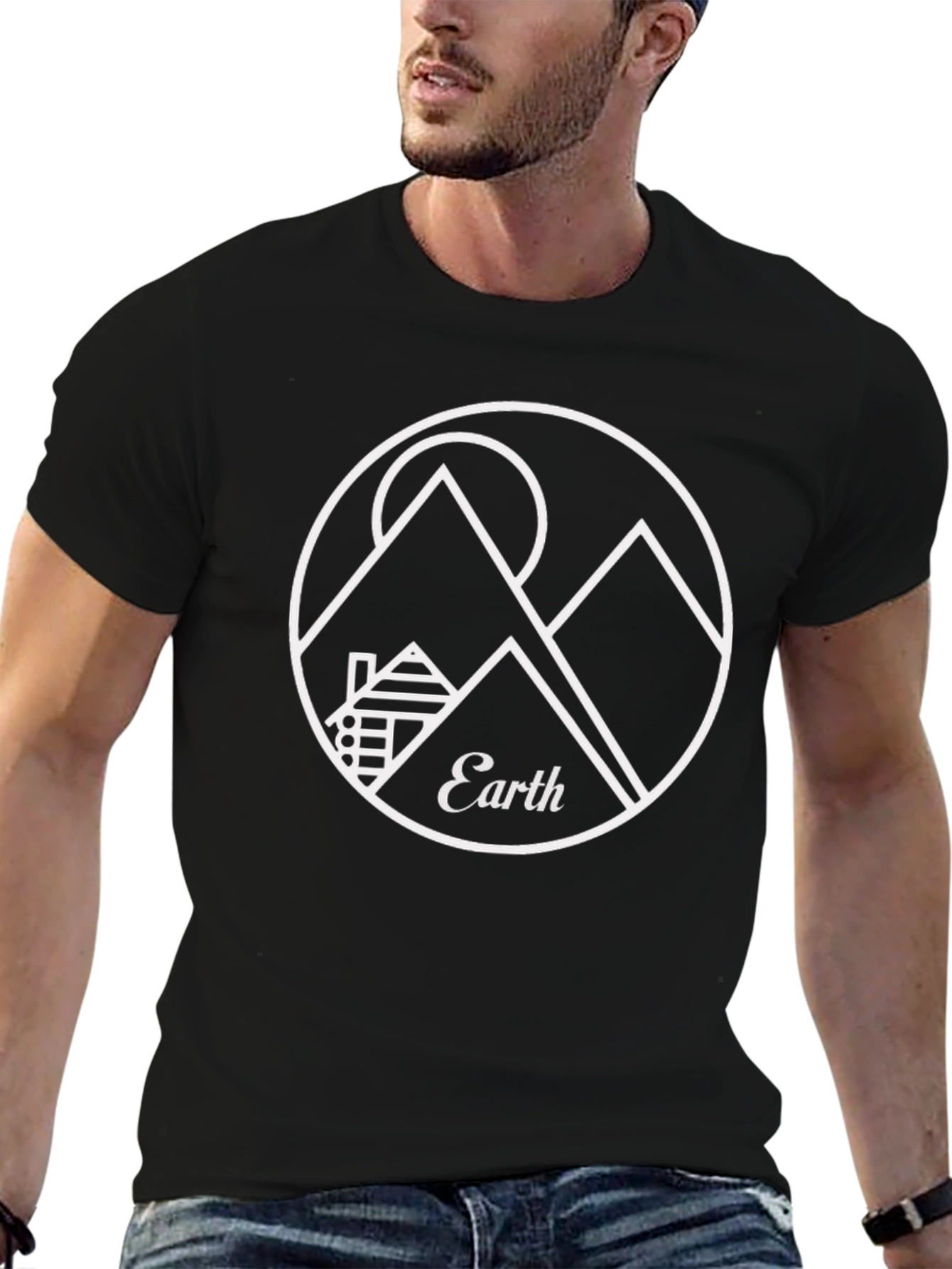Earth Graphic Tee - Nature Lovers T-Shirt