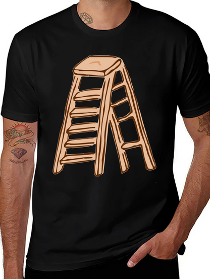 Ladder Step Stool Graphic T-Shirt