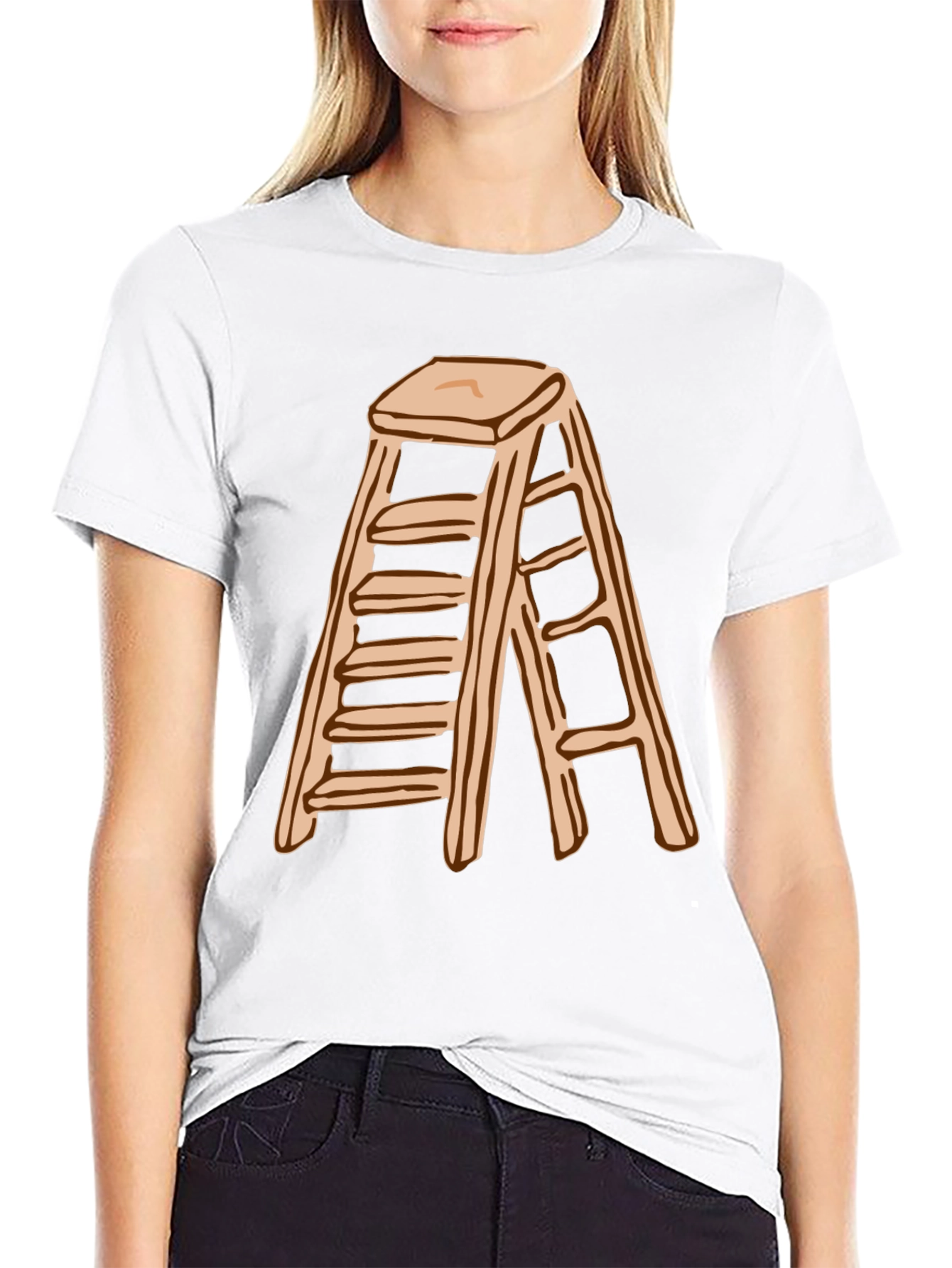 Ladder Step Stool Graphic T-Shirt