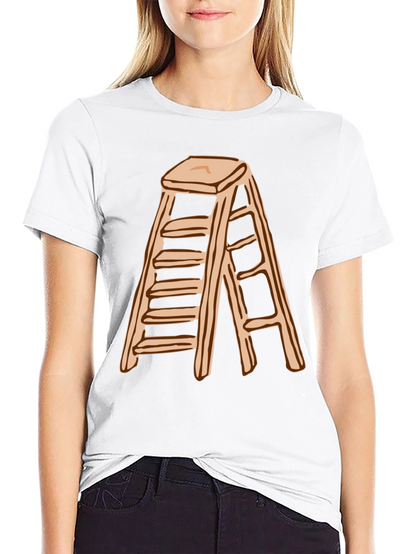 Ladder Step Stool Graphic T-Shirt
