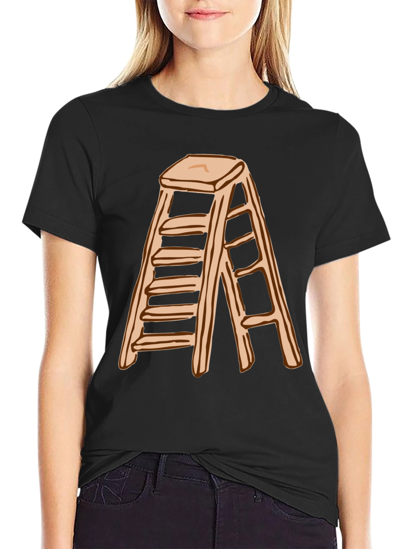Ladder Step Stool Graphic T-Shirt