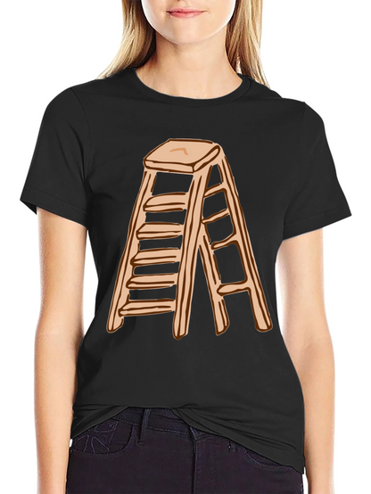 Ladder Step Stool Graphic T-Shirt