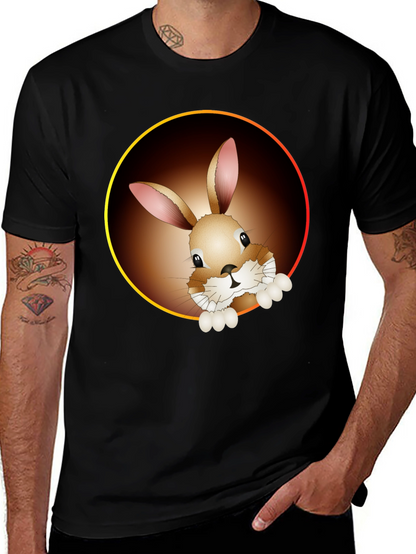 Bunny Graphic Tee - Cute Animal Print Shirt