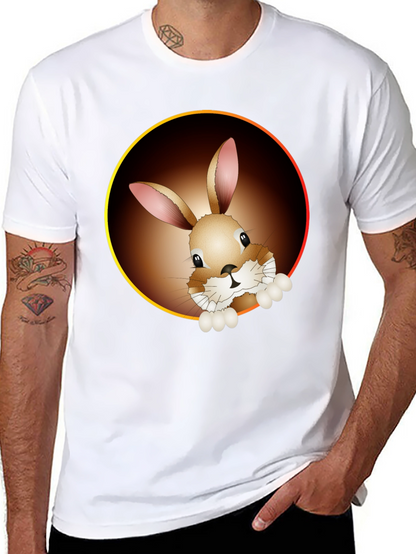 Bunny Graphic Tee - Cute Animal Print Shirt