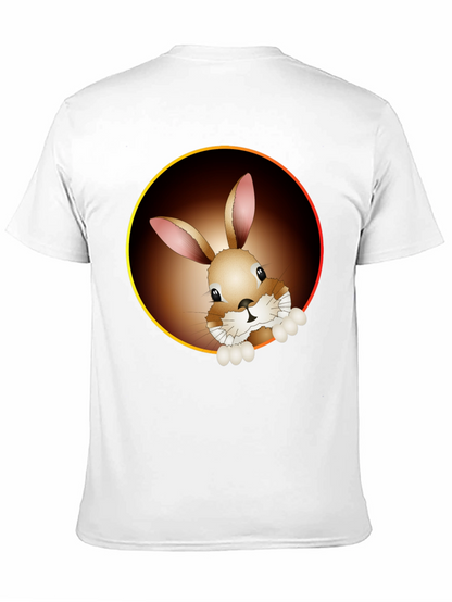 Bunny Graphic Tee - Cute Animal Print Shirt