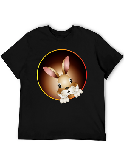 Bunny Graphic Tee - Cute Animal Print Shirt
