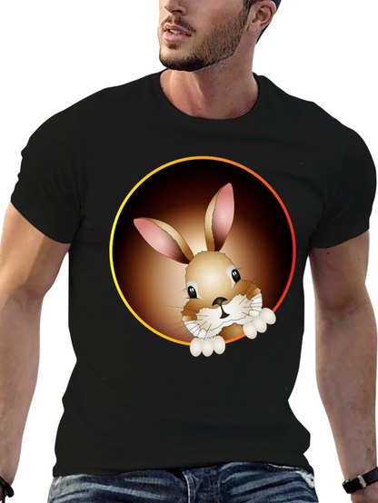 Bunny Graphic Tee - Cute Animal Print Shirt