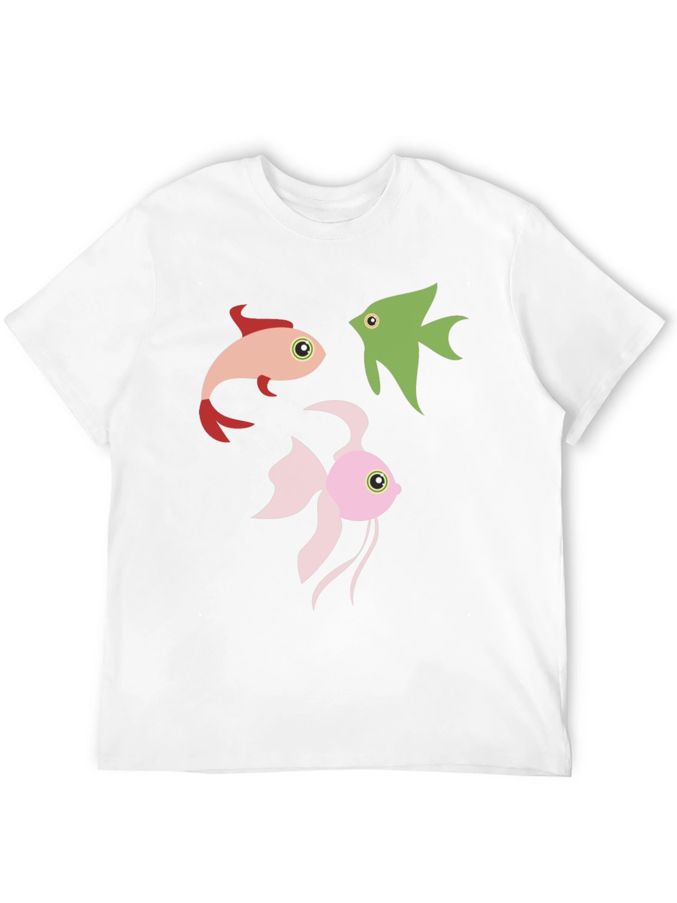 Fish Graphic Tee - Black