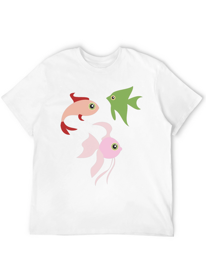 Fish Graphic Tee - Black