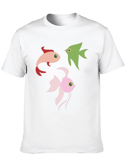 Fish Graphic Tee - Black