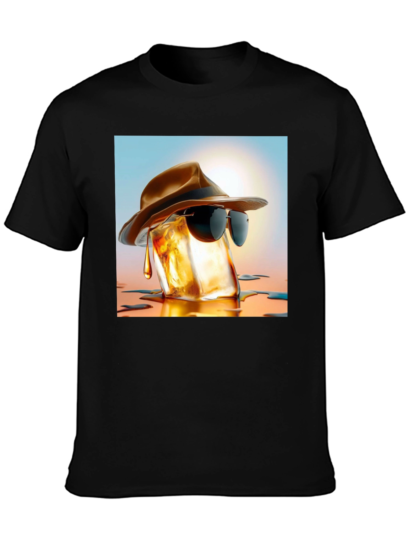 Cool Whiskey Ice Cube T-Shirt