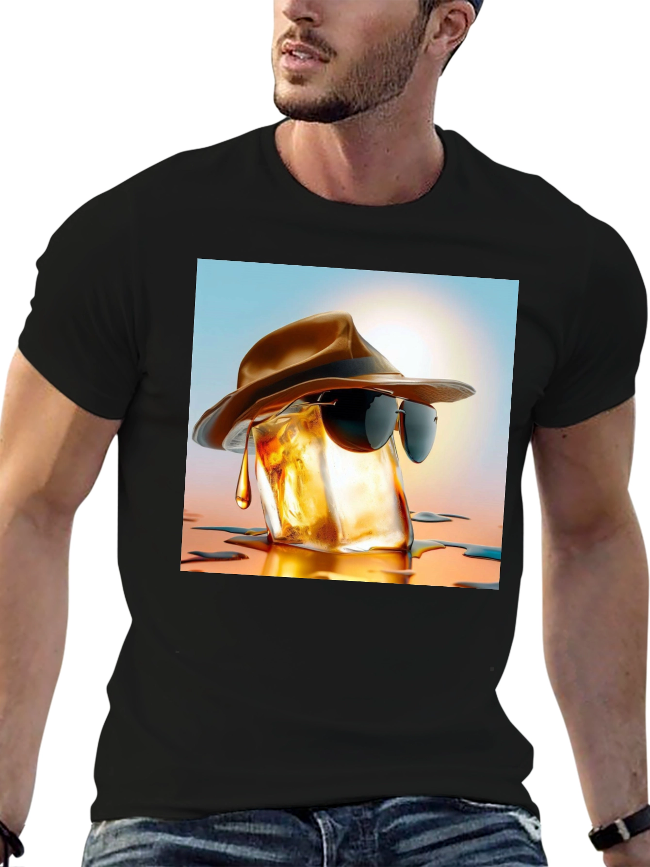 Cool Whiskey Ice Cube T-Shirt