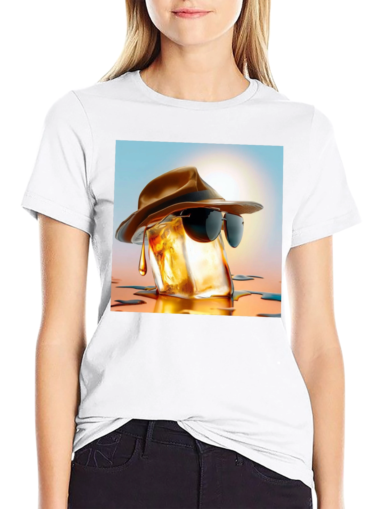 Cool Whiskey Ice Cube T-Shirt
