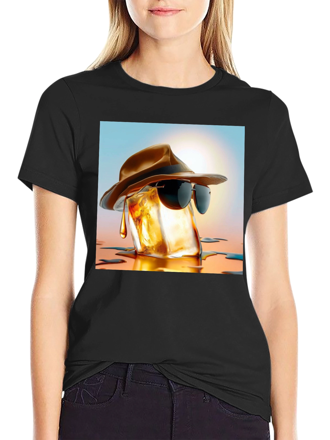 Cool Whiskey Ice Cube T-Shirt